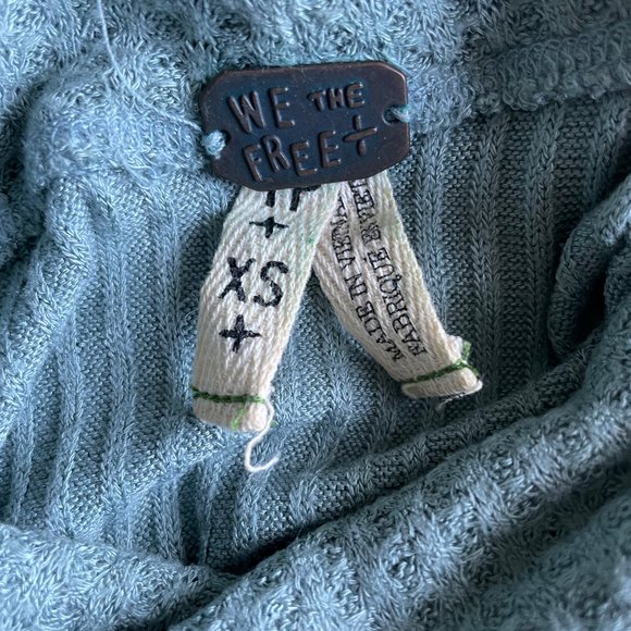 WE THE FREE Waffle Weave Kristina Cowl Neck Sweater - Picture 5 of 8